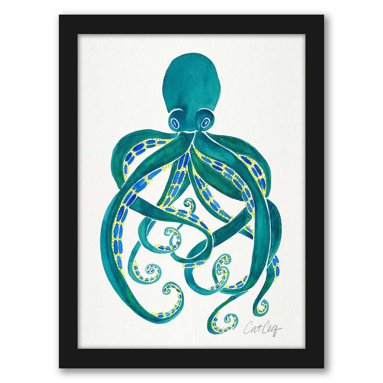 Octopus by Cat Coquillette Frame  - Americanflat
